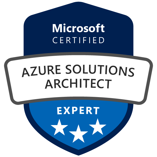 Microsoft Certified Azure Solutions Architect Expert Azure Spain