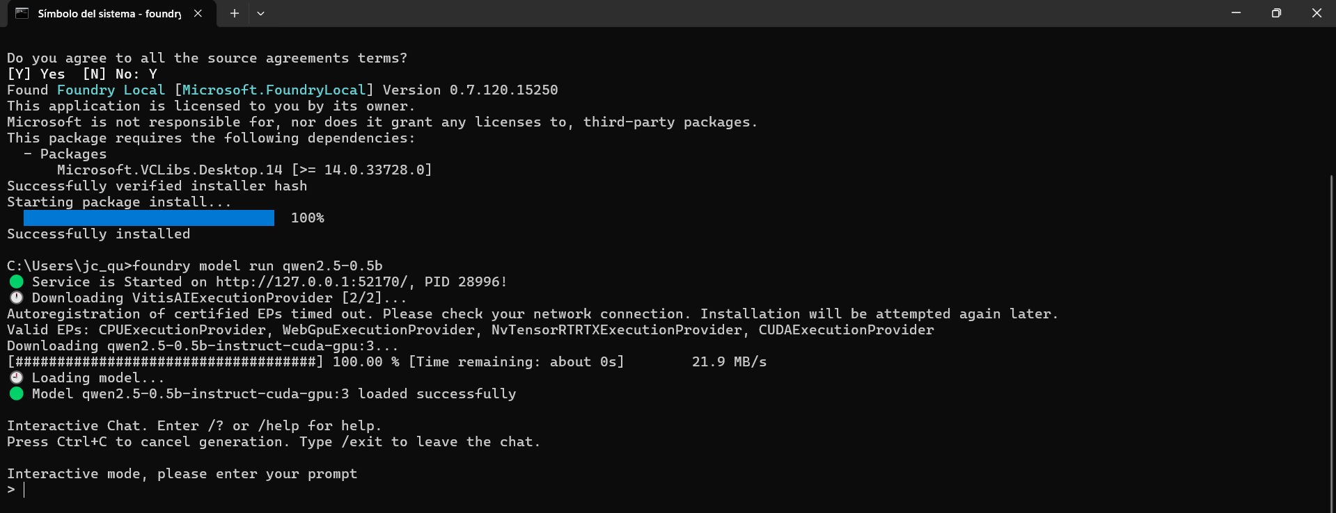 Correr modelos de IA generativa en local... FACIL